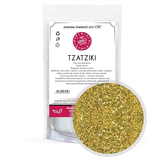 Winoszarnia Tzatziki Gewürz 100g | Authentische Griechische Gewürzmischung für Dip, Sauce & Salat...