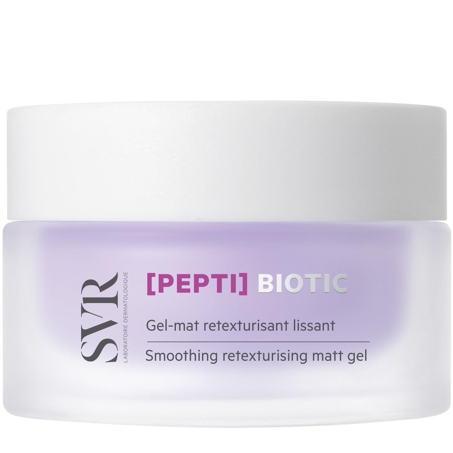 SVR PEPTI Biotic. Smoothing Retexturing Gel with 2% Peptides, Targets Pores for a Mattified, Refreshed Skin; Light, Non-Comedogenic, Suitable for Sensitive Skin. 1.7 fl oz