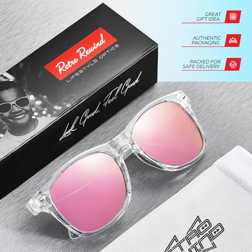 Image of Retro Rewind Kids Sunglasses for Boys Girls Age 3-12 - Shatterproof UV400 Toddler Children Sun Glasses