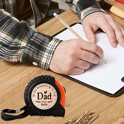 Cinta Métrica Retráctil Personalizada para Papá 10 ft miniatura 4