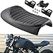 KaTur - Sillín acolchado, universal, con elevación, de estilo vintage, color negro, para motocicletas Cafe Racer Honda CB125S, CB550, CL350, 450, CB o CL