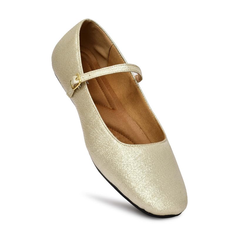 Super Comfortable & Lightweight Belly Shoe Fashionable Slip-On Ballet & Casual Bellies Everyday Stylish & Durable Classic Design Ballet Flats Ballerinas for Women's & Girl's HF1402-image-44