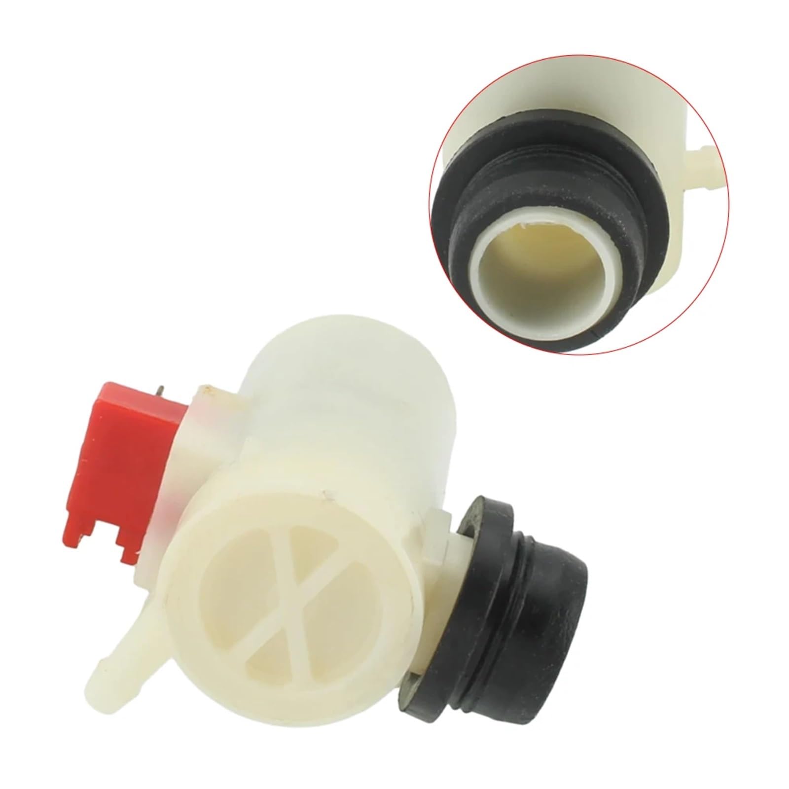 Silnik pompy spryskiwaczy wycieraczek szyby przedniej 86611AA010 pasuje do Subaru pasuje do Forestera pasuje do Imprezy 98-05 dysza spryskiwacza zawór spryskiwacza(Black)