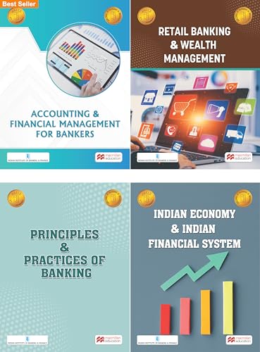 Macmillan JAIIB Exam Combo Pack – 4 Books (Revised 2023 Edition, Valid for 2025 Exam): Principles & Practices of Banking, Accounting & Finance, Retail ... & Financial System | By IIBF: Professional