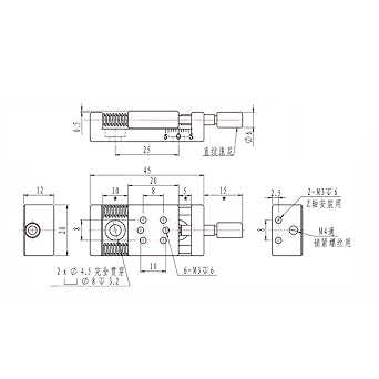 X Axis Linear Stage Stroke 10MM FineTuning Precision Mini Sliding Table Micro Manual Translation Stage Experiment Platform