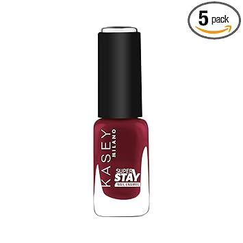 KASEY MILANO NAIL PAINT, Super Stay Nail Polish, Quick-dry Formula, Available in Wide Range of Nail Paints, Smooth & Perfect Finish Nail Polish, Free From Harmful chemicals, 10 ML (5)