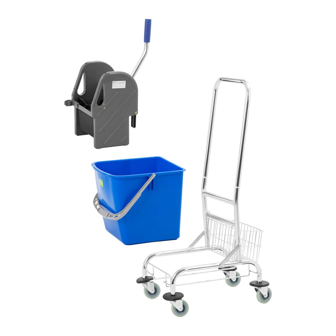 UNICLEAN ONE30 Carrello di pulizia professionale con pressa, 30 l