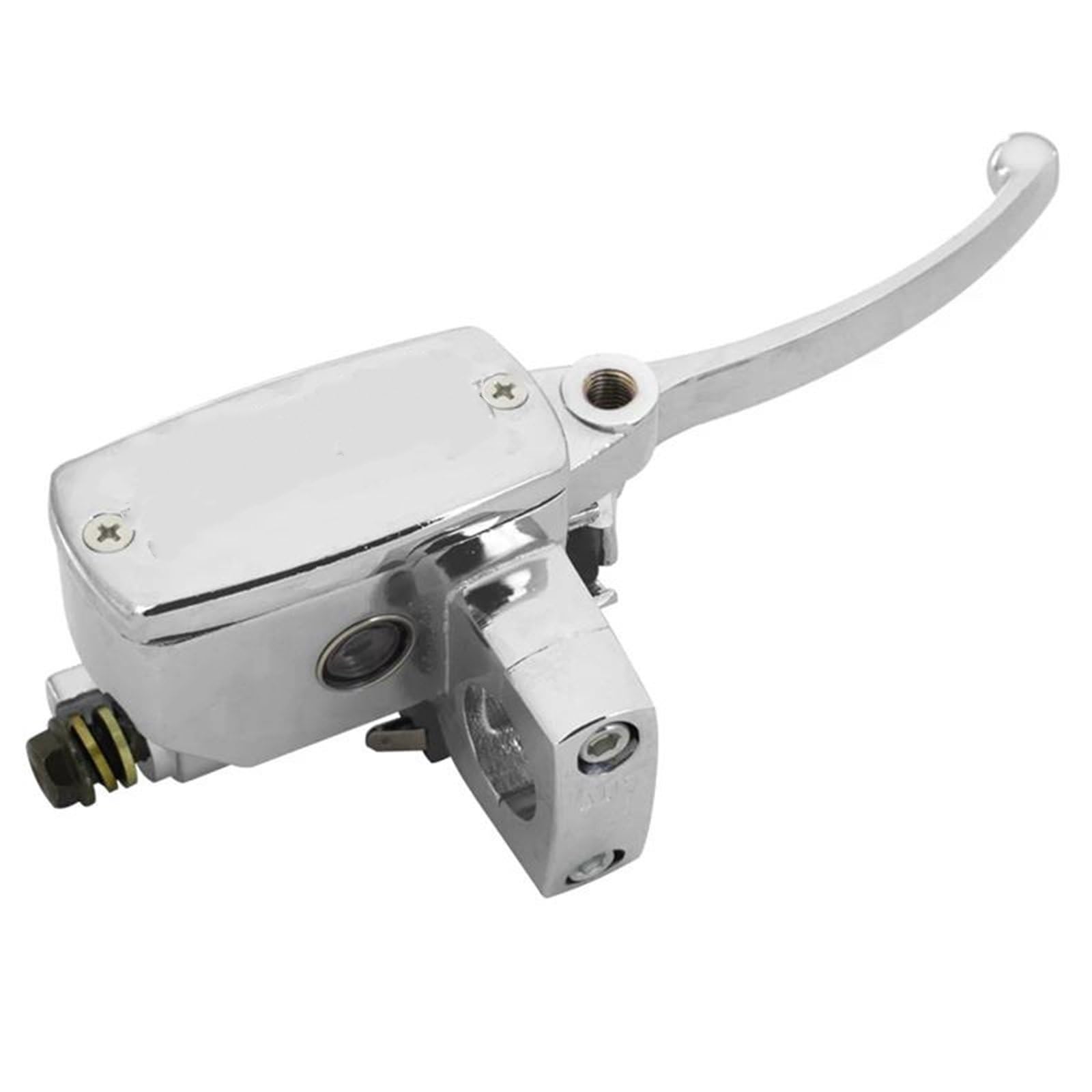 ETEKGVYVA Clutch Brake Lever Set for Valkyrie GL for 1500 VT for Shadow 1100 for VTX 1300 1800 Motorcycle Brake Clutch Master Cylinder Reservoir Levers(Right Side - Chrome)