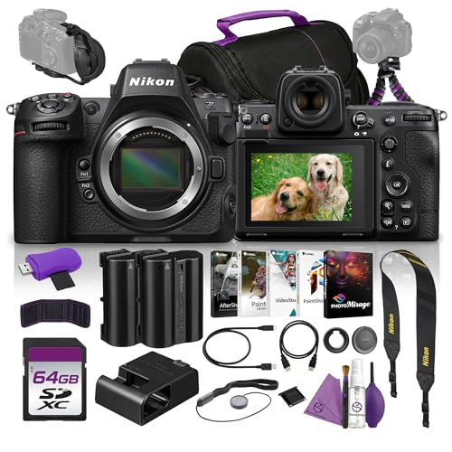Image of Nikon Z8 Mirrorless Digital Camera Full Frame 45.7MP 8K Recording 20fps RAW Bundle with Replacement Battery + Camera Bag + Cleaning Kit + Flexible Tripod + 64GB UHS-II Memory Card + Hand Strap + More