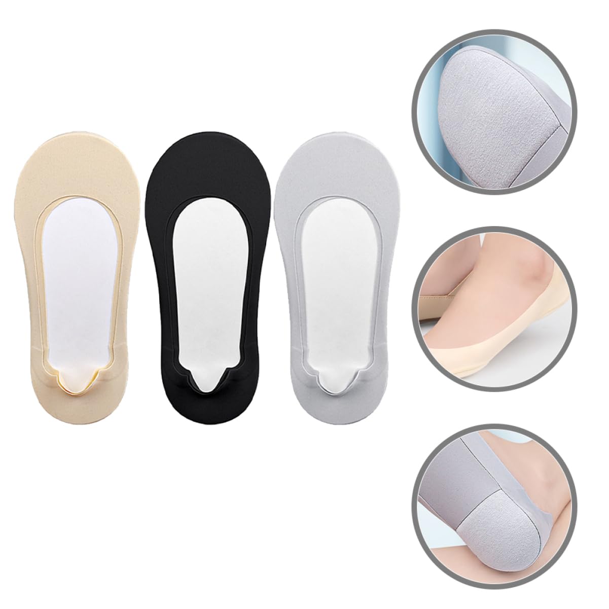 Healvian 12paare Damen Unsichtbare Füßlinge Atmungsaktive Low Cut Socken Für Mädchen Komfortabel Rutschfest Für Ballerinas Sneaker Und High Heels