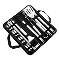 21PCS Barbecue Accessories Kit, Professional BBQ Grill Utensils Set for Outdoor Grill, Stainless Steel Barbeque Grilling Tool Set with Carry Bag, Dad Gifts for Father's Day Grilling Gifts