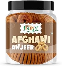 HighFresh Premium Shahi Afghani Anjeer 500 GM Pack | Soft, Juicy and Naturally Dried Figs Dry Fruit | No Added Sugar | Rich Source Of Fiber | Low in Fat | Healthy Snack