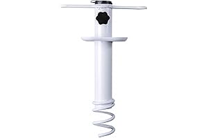 Universal Beach Umbrella Screw Anchor for Stable Shade and Protection