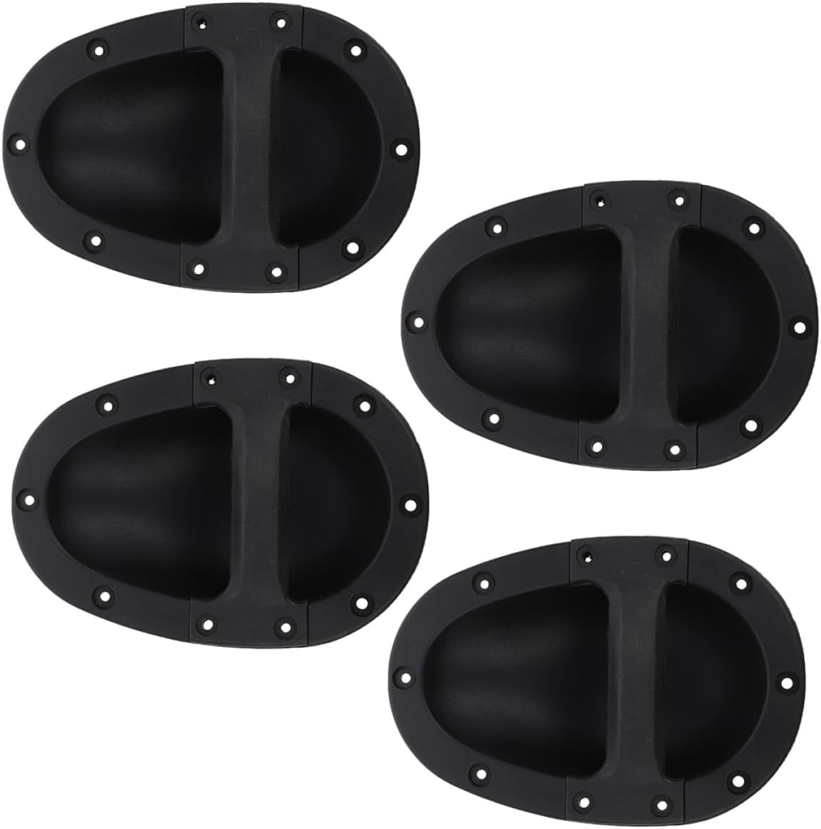 Roleader 4pcs Abs Plastic Speaker Handle Replacement 148x212x65mm Speaker Carry Handles for Amplifier and Cabinet for Audio Equipment Transport and Stage Use