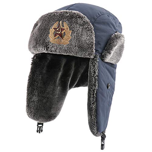 Chapka russe contre le gel chapeau d'hiver imperméable avec oreillettes chaudes