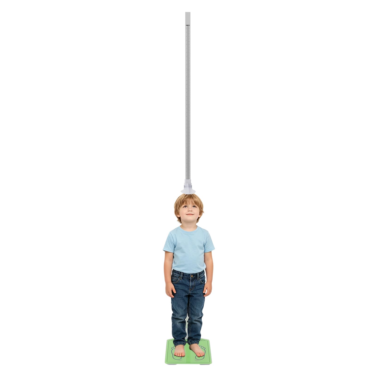 Höhen- und Gewichtsmessgerät 210cm/180kg digitale Körperwaage für Zuhause | Zwei Messungen In Einem, Einfache Bedienung, übersichtliche Skala, Zerlegbar Für Senioren, Fitness-Studios, Aluminium Legiert