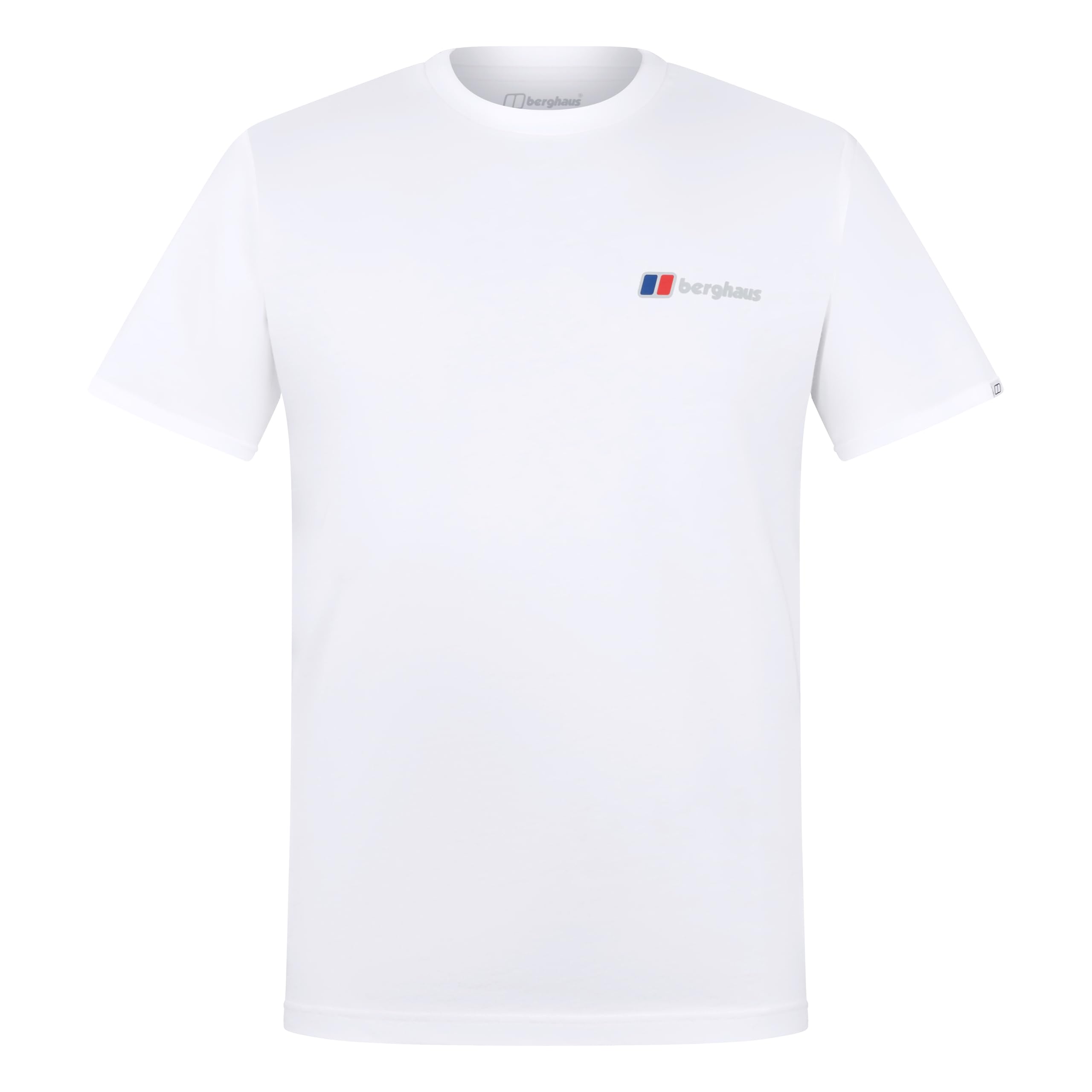 Berghaus Men's Class Logo T-Shirt | 100% Cotton Non-Technical T-Shirt, Pure White, S