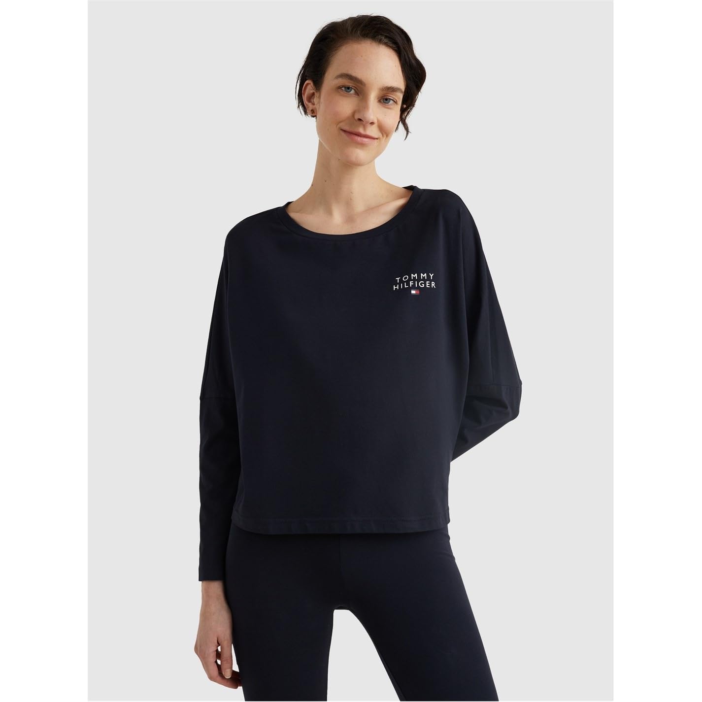 Tommy Hilfiger Maglietta Maniche Lunghe Donna Basic
