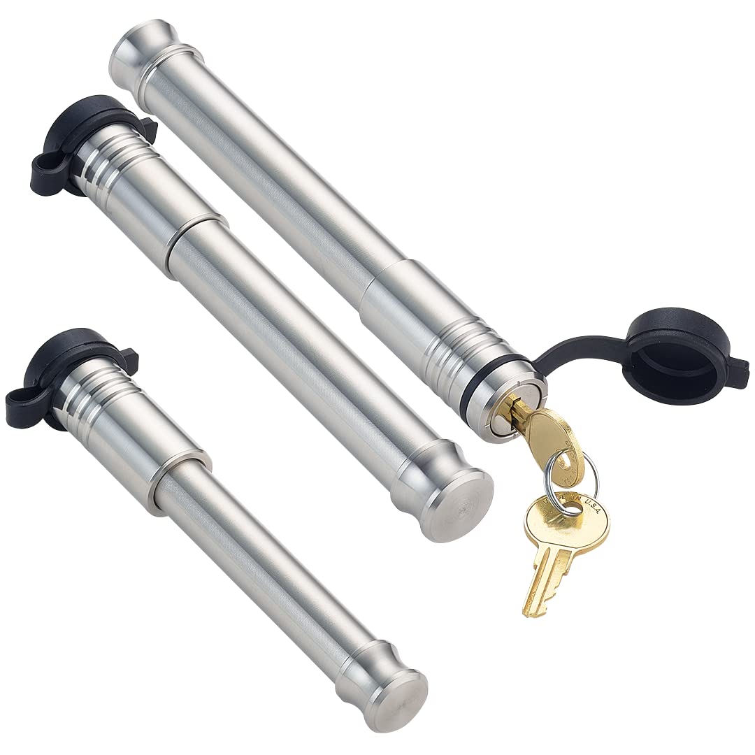 61654 | 3 Pack Mixed 2.5, Keyed Alike, Gen-Y Hitch Locks & 2.5" Receiver Lock for Gen-Y 32K Mega Duty, American Made in USA, Best Truck Accessories, Heavy Duty Hitch Lock Pin