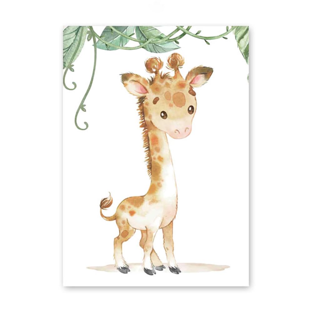 3 Laminas Personalizadas Bebe 30X40CM Cuadro Animales Infantil Poster Habitacion Niño Lienzo Infantiles Para Habitacion Laminas Animales Salvajes Cuadros Decorativos Niños sin Marco