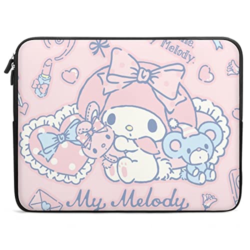 マイメロディ『10-17インチ対応』 パソコンケース 360°保護 ノートパソコン タブレット ポリエステル Moiiss Pcケース キャラクター かわいい 軽量 防水 耐衝撃 男女兼用 おしゃれ