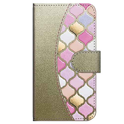 �K�[���Y�l�I �ėp AQUOS wish5 SH-52F �ƌ݊����̂���P�[�X �蒠�^ �X�}�z�P�[�X �g�уJ�o�[ �ϏՌ� (�^�C���� �s���N) SHARP SH-52F-PD-SVR-YSZ-0461