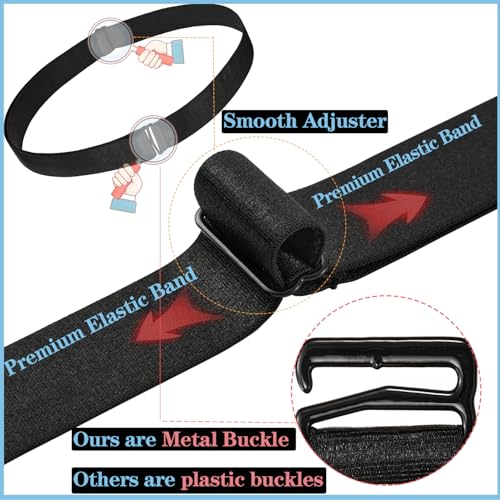 Adjustable Crop Tuck Band for Shirts, Shirt Tuck Band Shirt Cropping Band Elastic Crop Top Band Tucking Belt for Women3