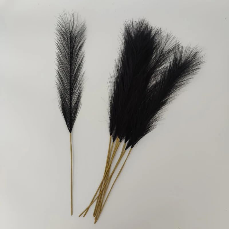 Ramo de 10 piezas de pasto pampas artificial 55 cm miniatura 5