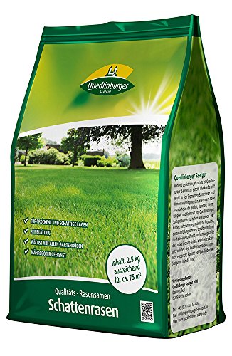Preisvergleich Produktbild Quedlinburger 104990 Schattenrasen 2,5 kg (Rasensamen)