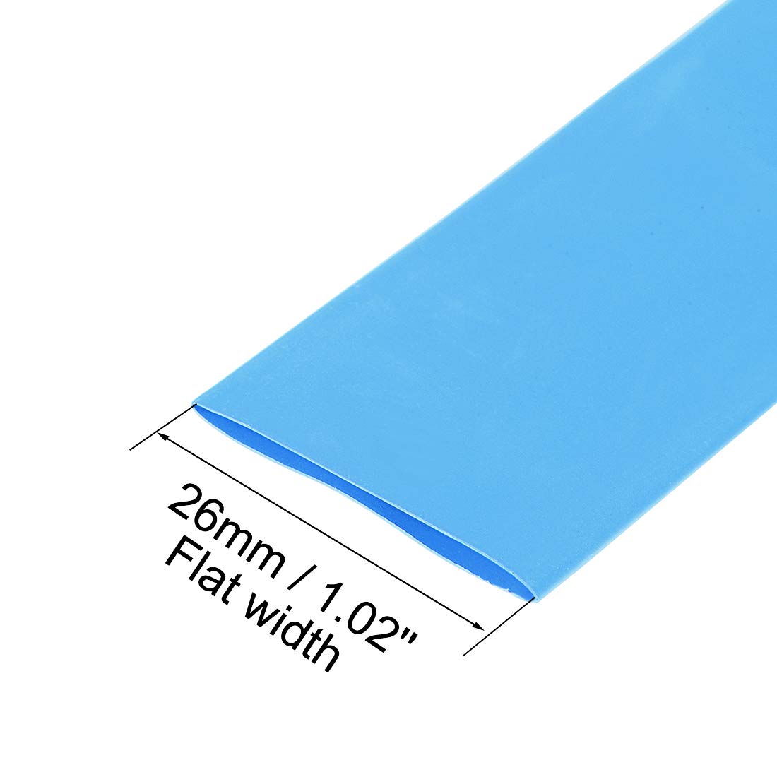 sourcing map Heat Shrink Tubing, 5/8"(16mm) Dia 2:1 rate Shrinkable Tube Cable Sleeve 7m - Blue - Image 4