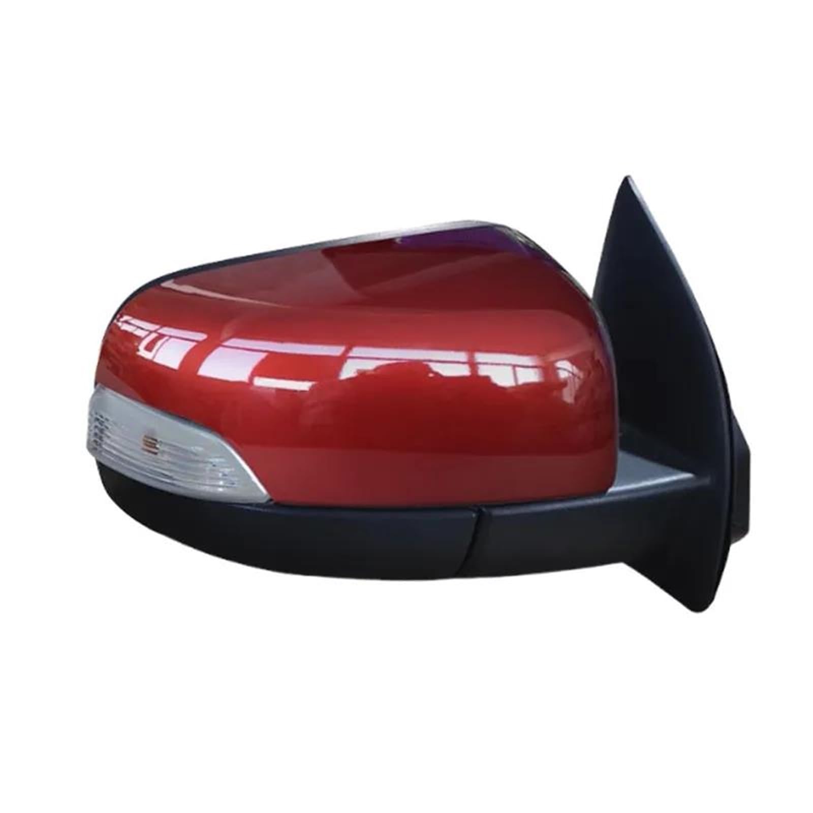 Door Wing Mirror For Ranger 2015-2021 Rearview Mirror Assembly Side Mirrors Assembly With Turn Signal Wing Door Mirror(Red,10Wires R)