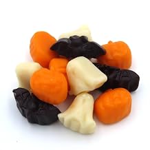Ghoulish Gummi Mix Halloween Ghost Pumpkin & Bat Shaped Candy - 8oz 2 Pack