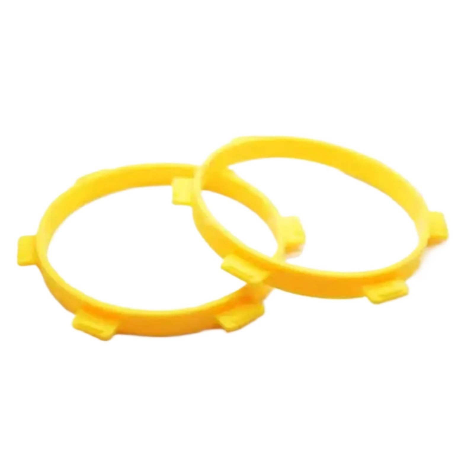 Piezas Mejora RC 1/8 para Buggy para 1/10 Camión Recorrido Corto RC Car 2/4P 85mm Bandas Pegamento para Neumáticos Piezas Mejora Modificar Accesorios Repuesto Decoración(Yellow,2pcs)