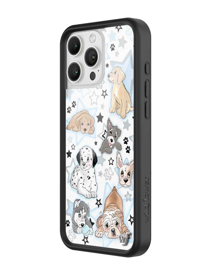 Image of Wildflower Cases - Compatible with iPhone 16 Pro Max | Protective Bumper, 6.5ft Drop Test Certified, Women Owned Small Business | Puppy Party