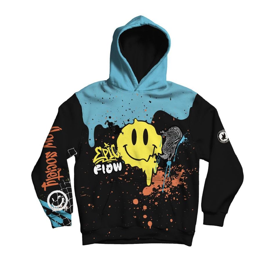 Flow Society Youth Graffiti Lacrosse Hoodie - Sweatshirt