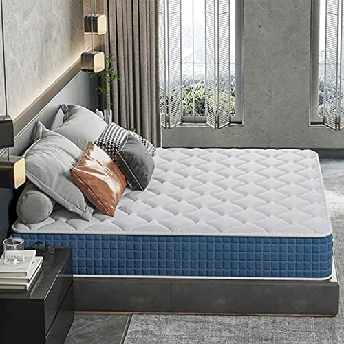Koorlian 4FT6 Double Mattress, 25cm Hybrid Pocket Sprung Mattress, Classical Mattress Double Bed with Breathable Foam and Spring Mattress in a Box, Motion Isolation, Medium Firm, 180 Night Trial