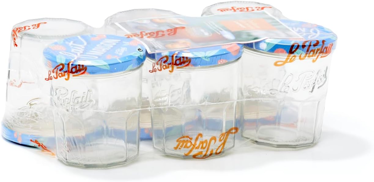 Le Parfait - 6585019.0 - Confituriers - Glass - Set of 6 Random Color Cover