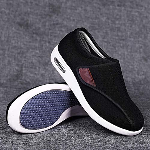 Orthoshoes Women's Diabetic Walking Shoes Comfort For Elderly Womens Edema Swollen Feet Breathable Mesh Supportive Sneakers Lightweight Adjustable Strap Plantar Fasciitis Slippers #TOP1
