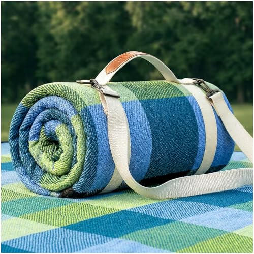 RYCHIC Waterproof Picnic Blanket for Outdoors & Travel