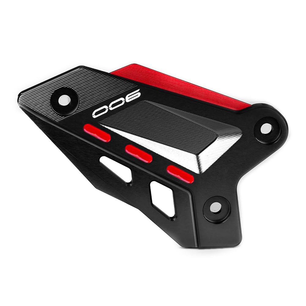 Modeer para Z900 2018-2025 Z900SE 2022-2025 Motocicleta CNC Reposapiés Protector de pedal Estribera Placas de talón Cubierta de protección z 900 se Accesorios (negro-rojo)