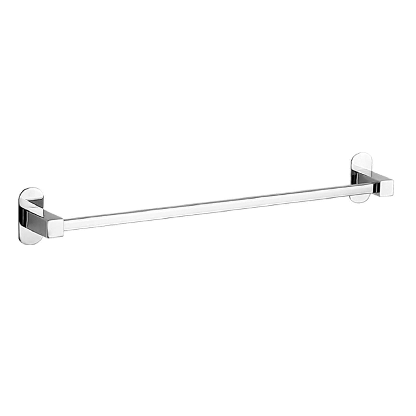 Porte-serviettes acier inoxydable 50cm support serviette mural salle de bain hôtel