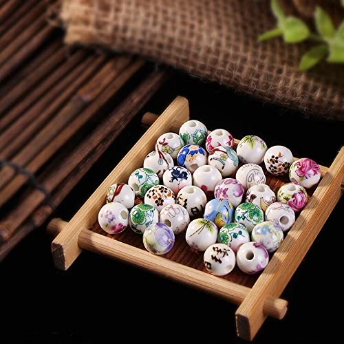 YPLonon 100Pz Perline in Ceramica Argilla Colorato...