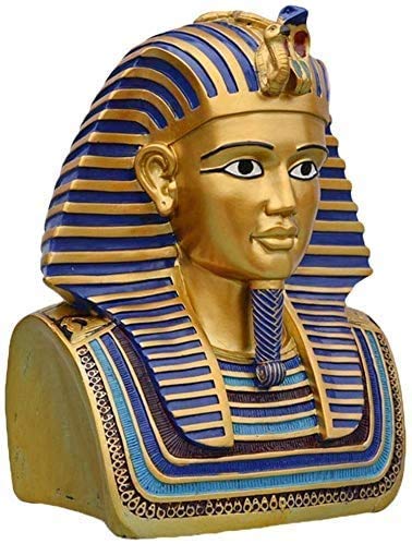 Amazon.co.jp: エジプトの装飾品ツタンカーメンの胸像、金の