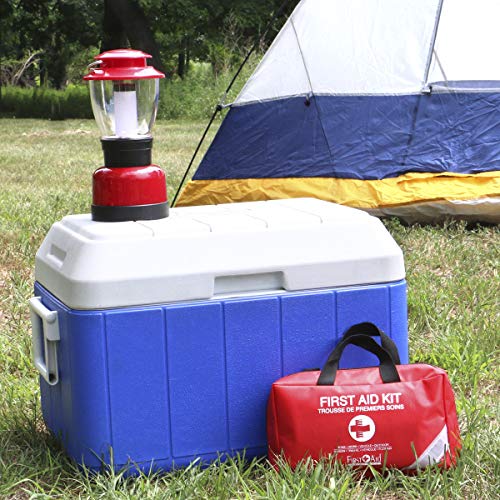 First Aid Central AZ-ESSFAK Essential Emergency First Aid Kit For Home, Travel, and Work, 111 Pieces