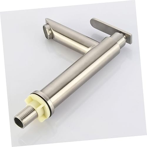 Miniatura 3 de Angoily 2 unids grifo de acero inoxidable brillo de labios contenedores grifo de una sola manija grifo de agua de cocina de acero inoxidable grifo