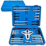 BOOTOP PIN Steering Wheel Puller Kit 49pcs Harmonic Balancer Puller Set Steering Wheel Removal Tool