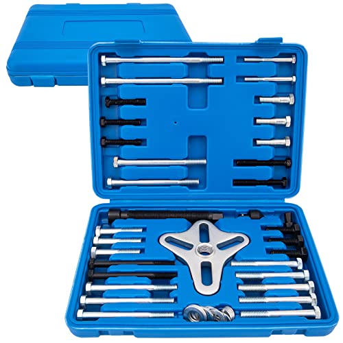 BOOTOP PIN Steering Wheel Puller Kit 49pcs Harmonic Balancer Puller Set
