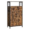 VASAGLE Badkamermeubel, dressoir, opbergkast, verstelbare plank, stalen frame, voor woonkamer, keuken, industriële stijl…