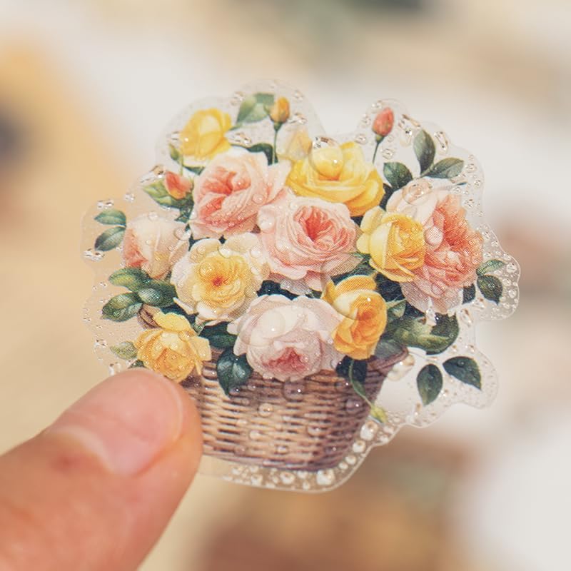 Alideco 120pcs Scrapbook Stickers Vintage Teenage Girl Flower Animal Scrapbooking Junk Journal Crafts Embelishment Decoration Stickers (chunrilaixin) - Image 2