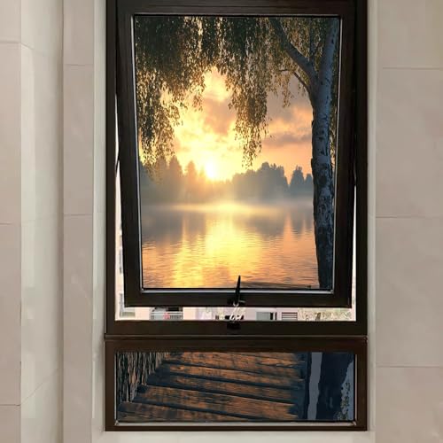 Vinilo adhesivo para ventana con privacidad y protección solar miniatura 7